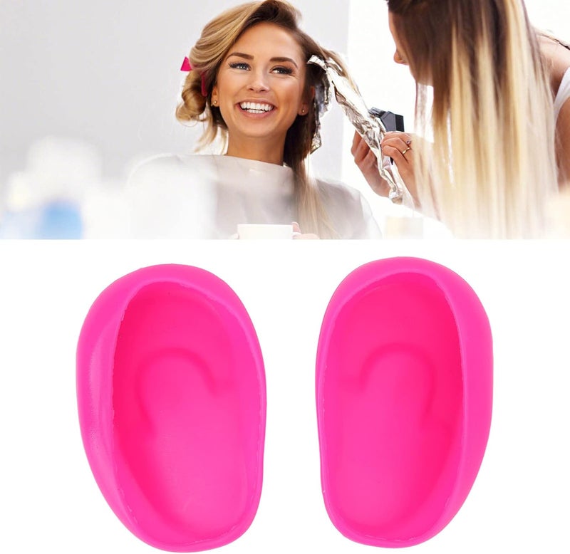 woobles 10pcs Hair Dye Ear Cover, Reusable Protector Shield Salon Styling Kit, DIY Accessories for Salon Barber Hair Dying - Image 2